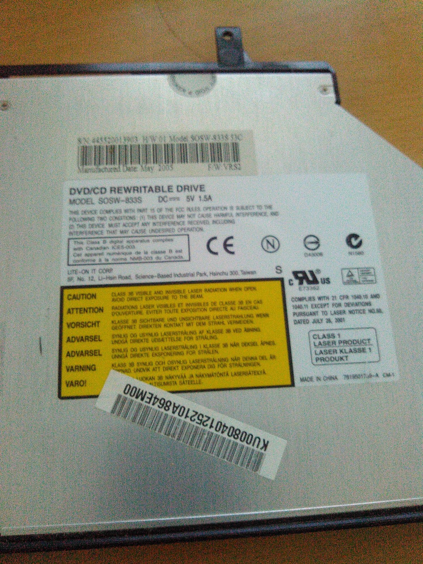 usb What is the interface of this DVD/CD rewritable drive? Super User