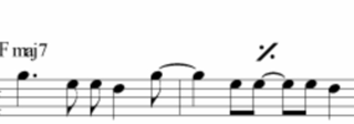 sheet music What does a "repeat" symbol on the chord section mean