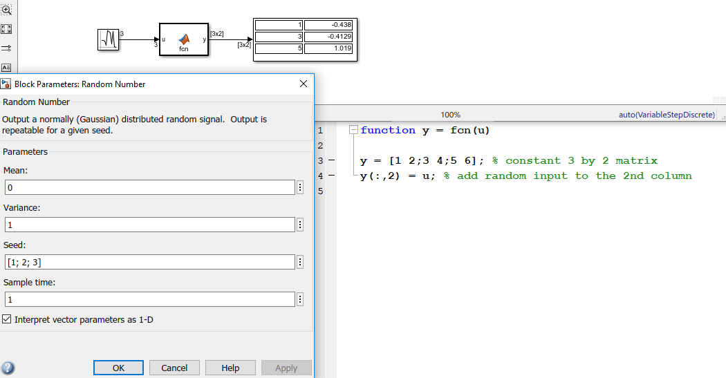 arrays How to add a random number to a specific column in matlab
