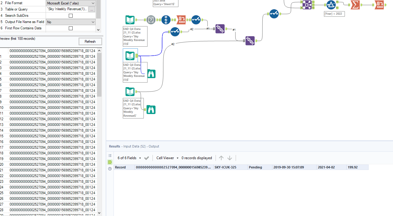 0 Records exist Alteryx, even though data exists Stack Overflow