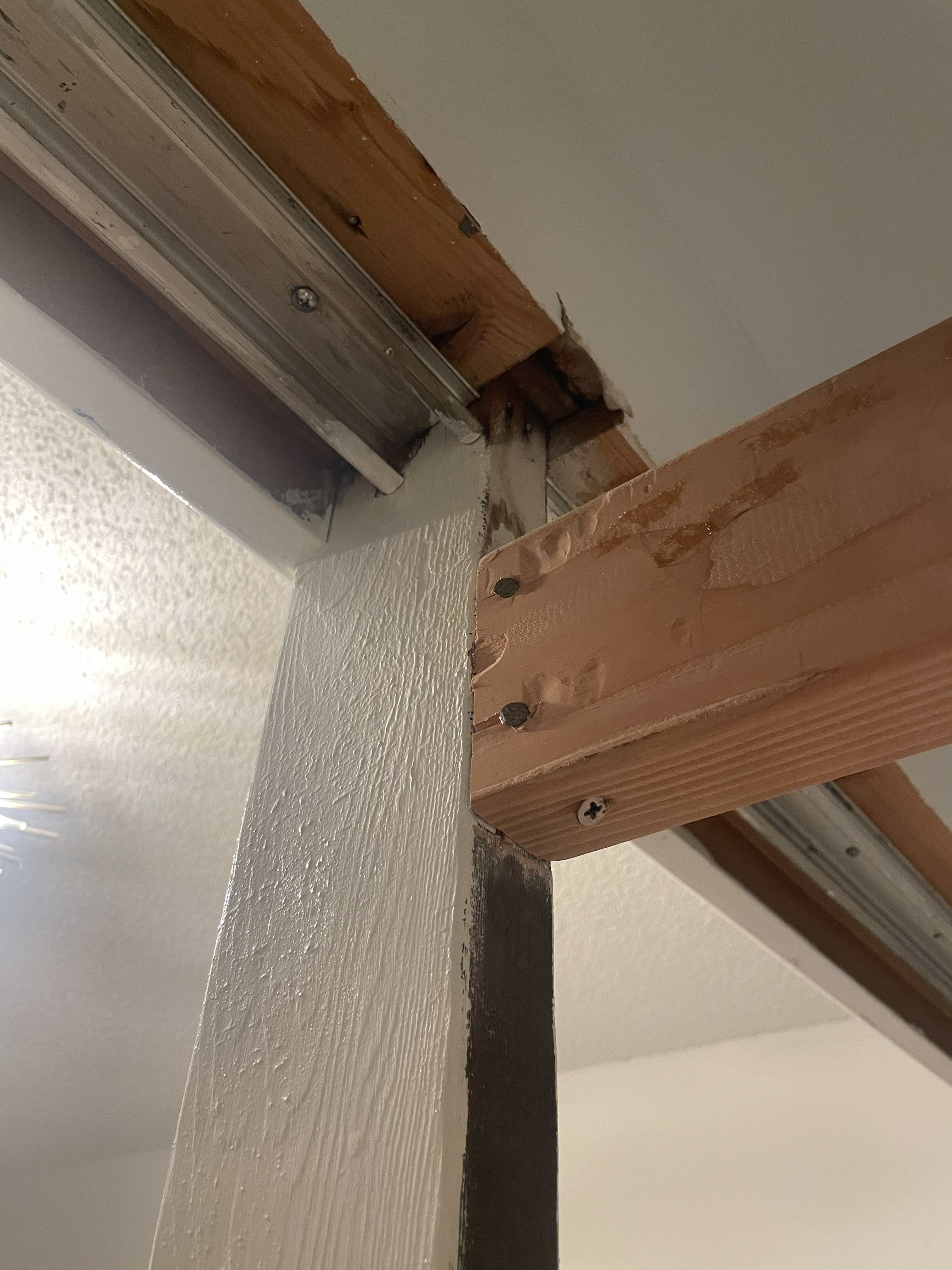 beam Is this 2x4 in my closet load bearing? Can I remove it? Home
