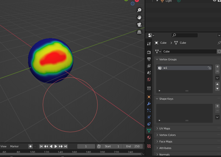 how can i use vertex weight value in shader nodes? Blender Stack Exchange