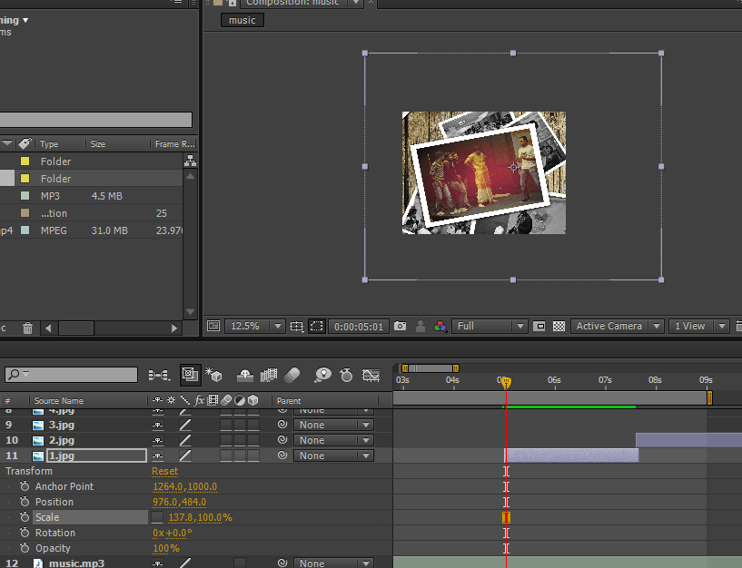 How to resolve Shearing issue while rotating image in Adobe After