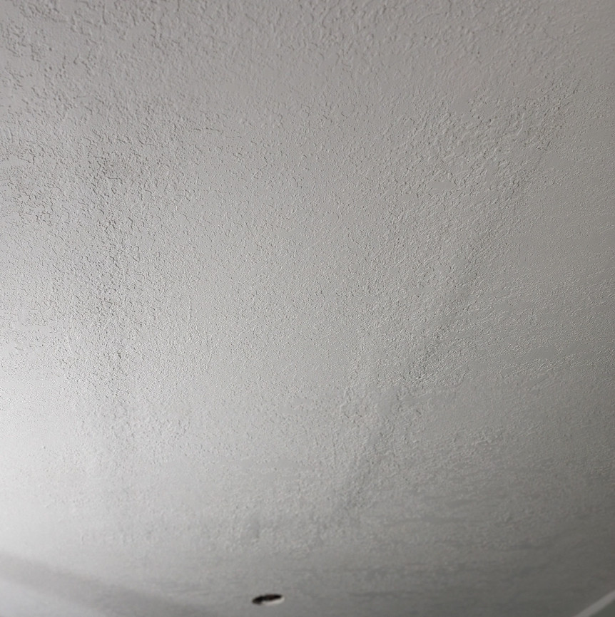 mudding Fix bad mud job after knock down and ceiling paint applied Home Improvement Stack