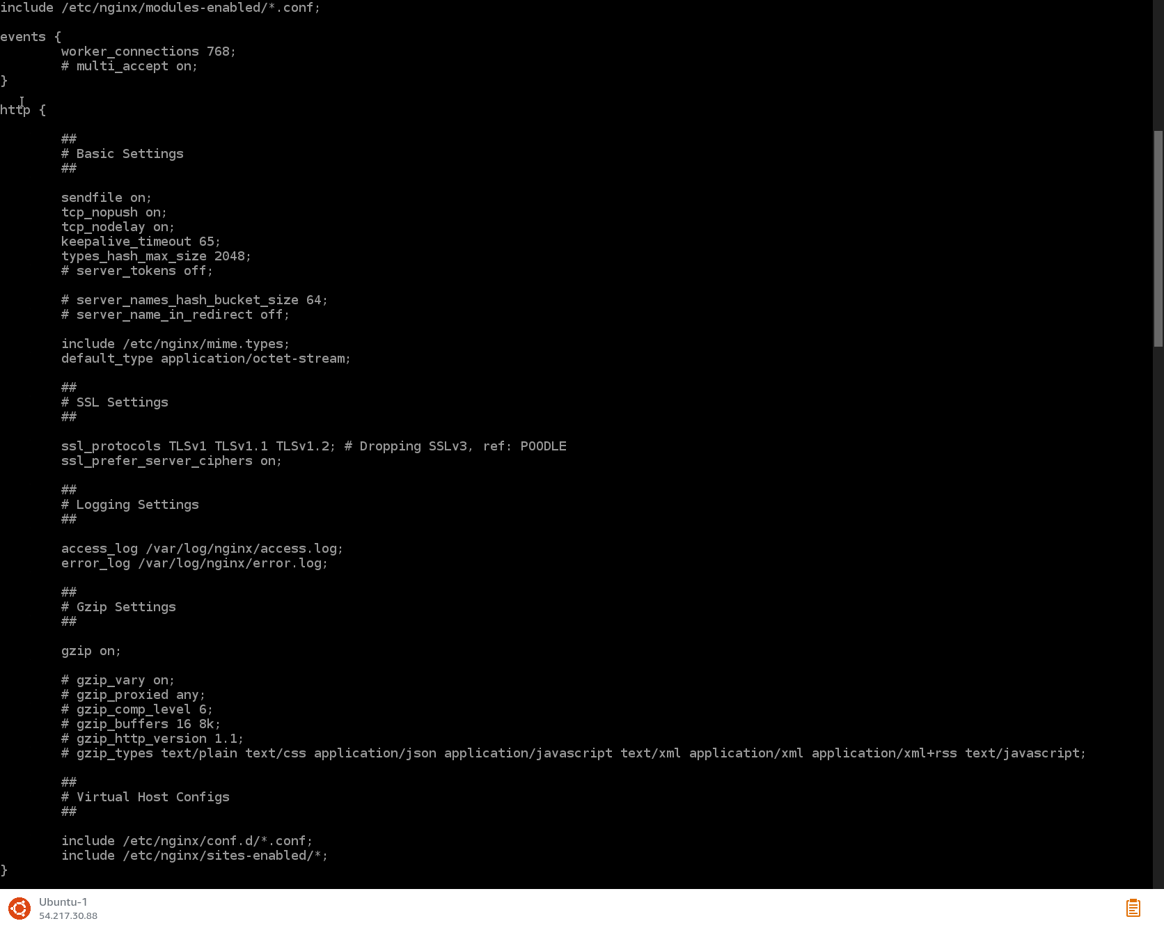 Nginx Port 443 already in use by it self? Ringing Liberty