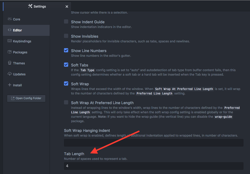 How To Change Indentation Mode In Atom Stack Overflow
