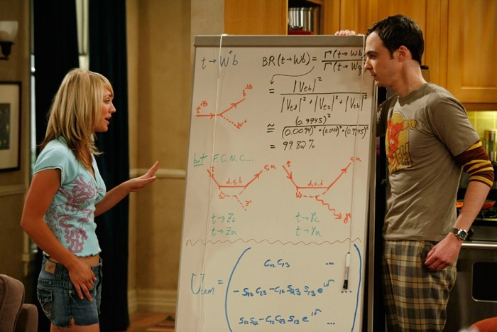 the big bang theory Do Sheldon's equations reflect real math/physics