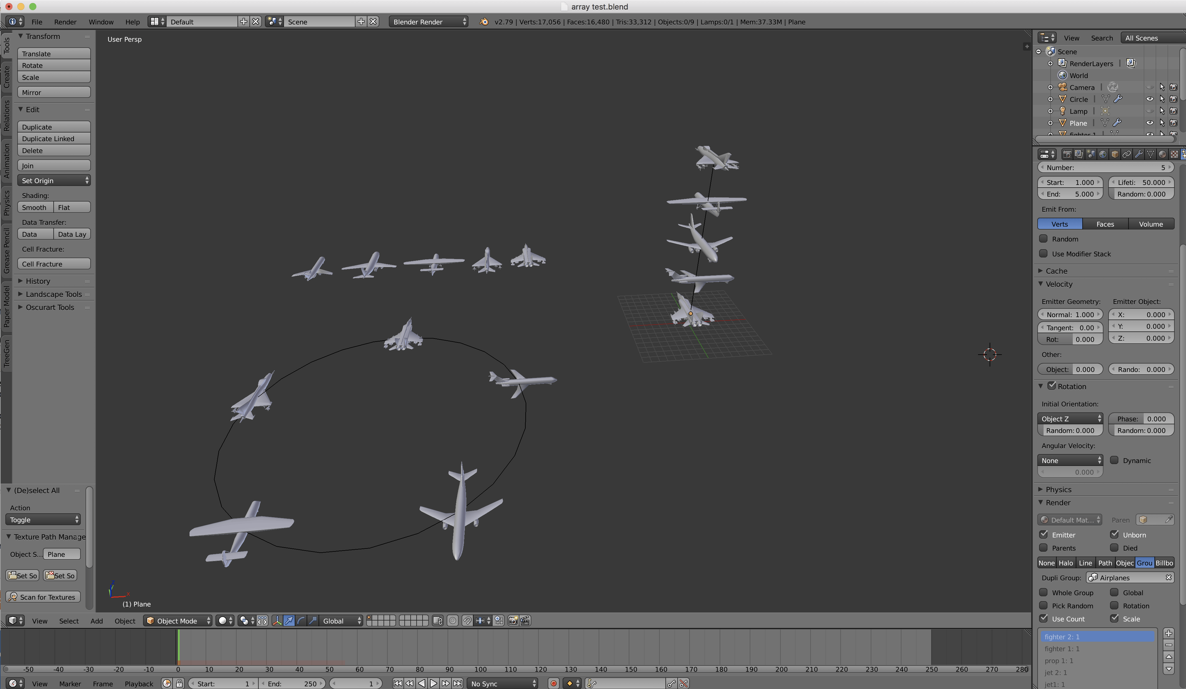 modifiers Multiple objects in array Blender Stack Exchange