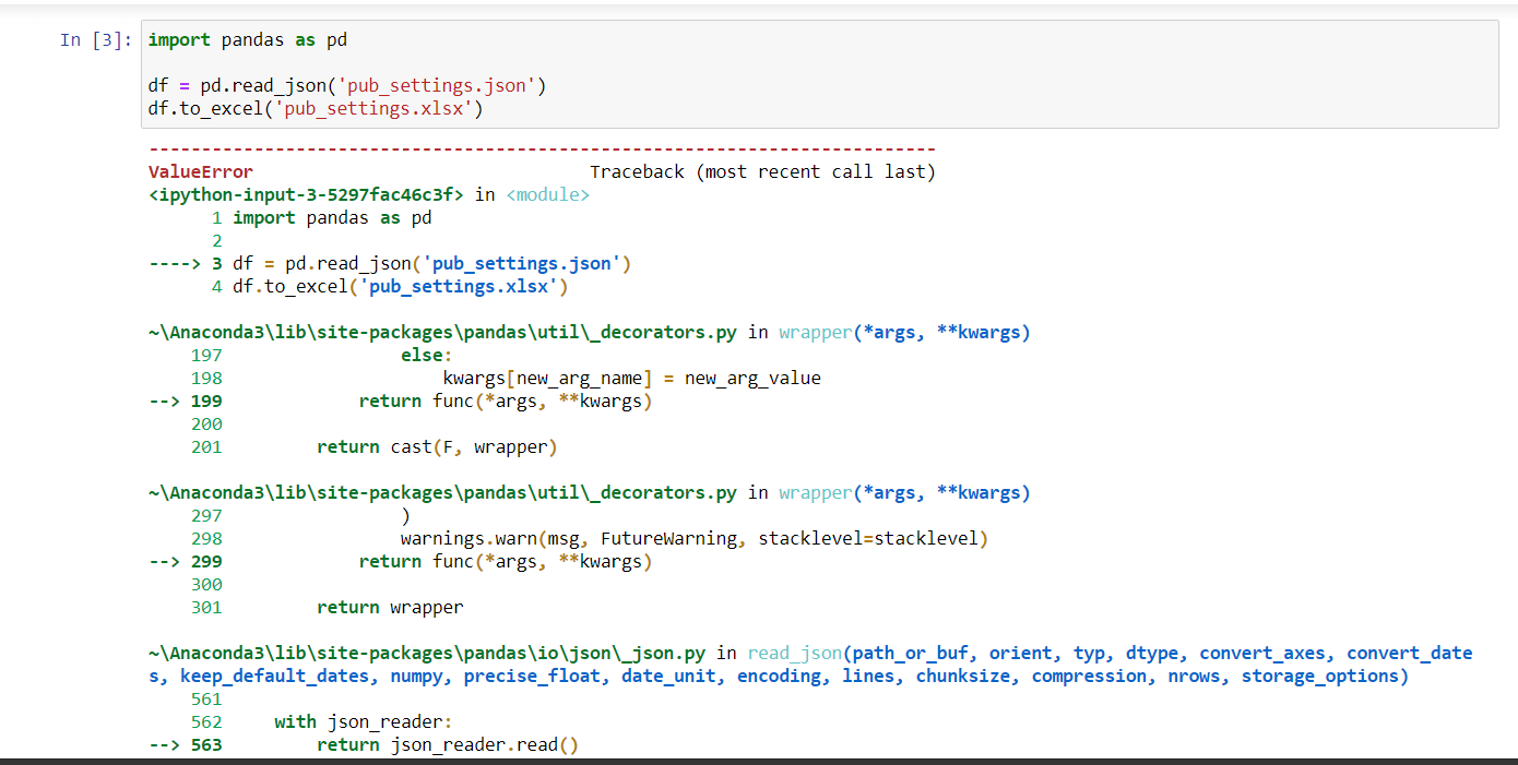 How to import the json file in python Stack Overflow