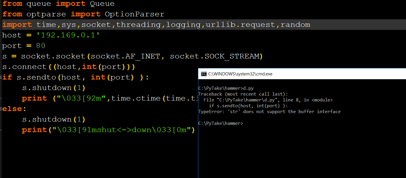 Python raw socket ip header
