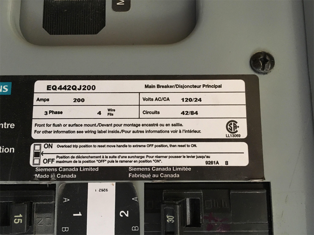 Electrical How to tell if this appliance, a kiln, is using 208V