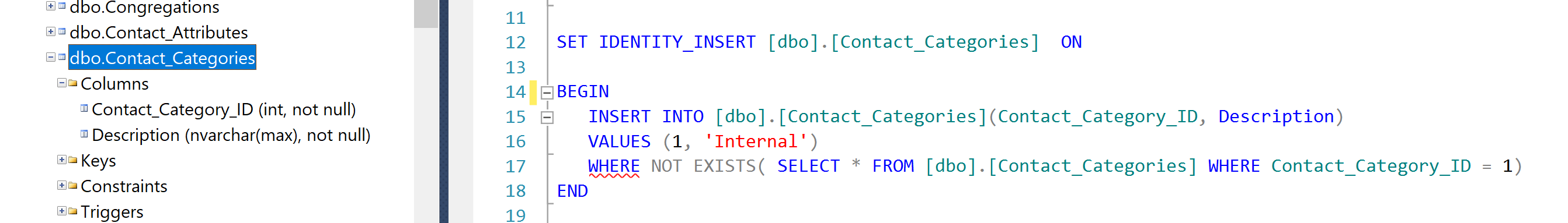 sql server SQL Insert Where Not Exists Stack Overflow