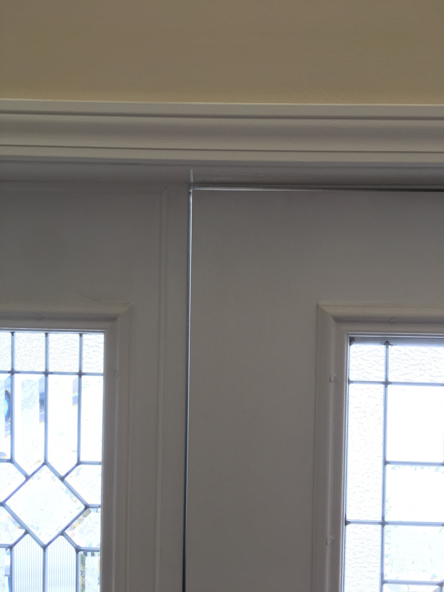 hinges Gap on top and side of entry door Home Improvement Stack