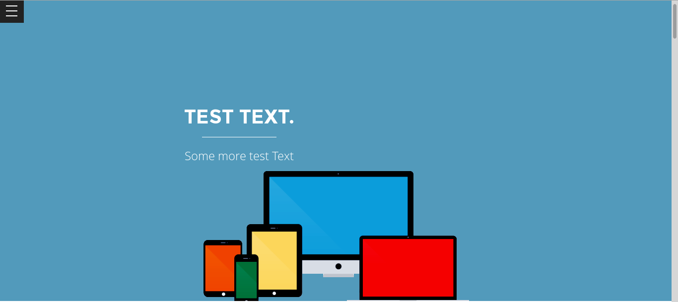 html Bootstrap 3 Display text and an image in the same row Stack
