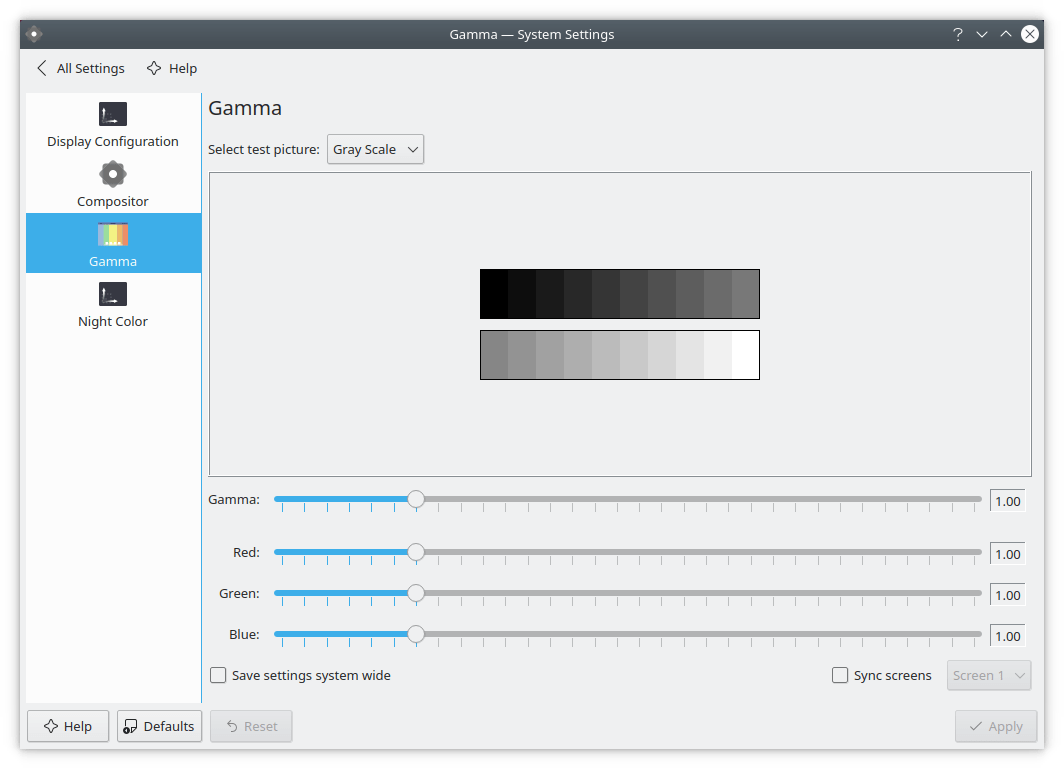kubuntu How to enable gamma settings for second monitor? Ask Ubuntu