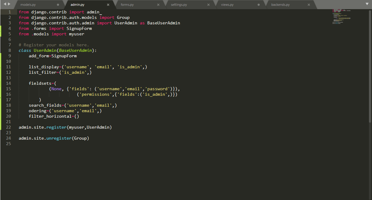 Django time field format