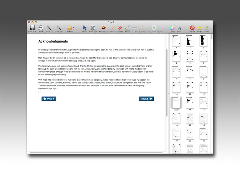 osx Free PDF editor for OS X, as alternative to Adobe Acrobat