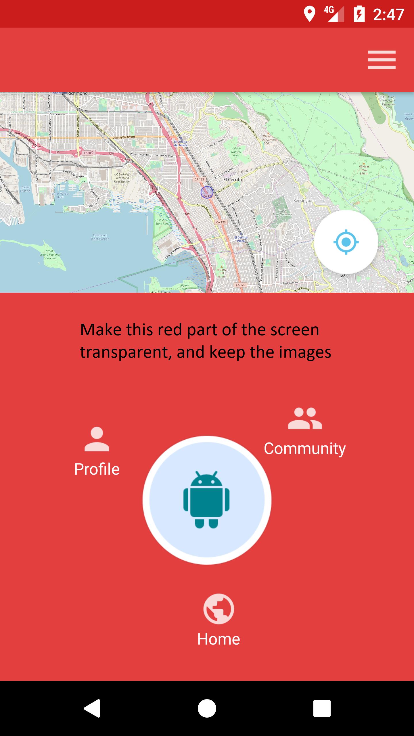 Make background "seethrough" programmatically in Android Stack Overflow