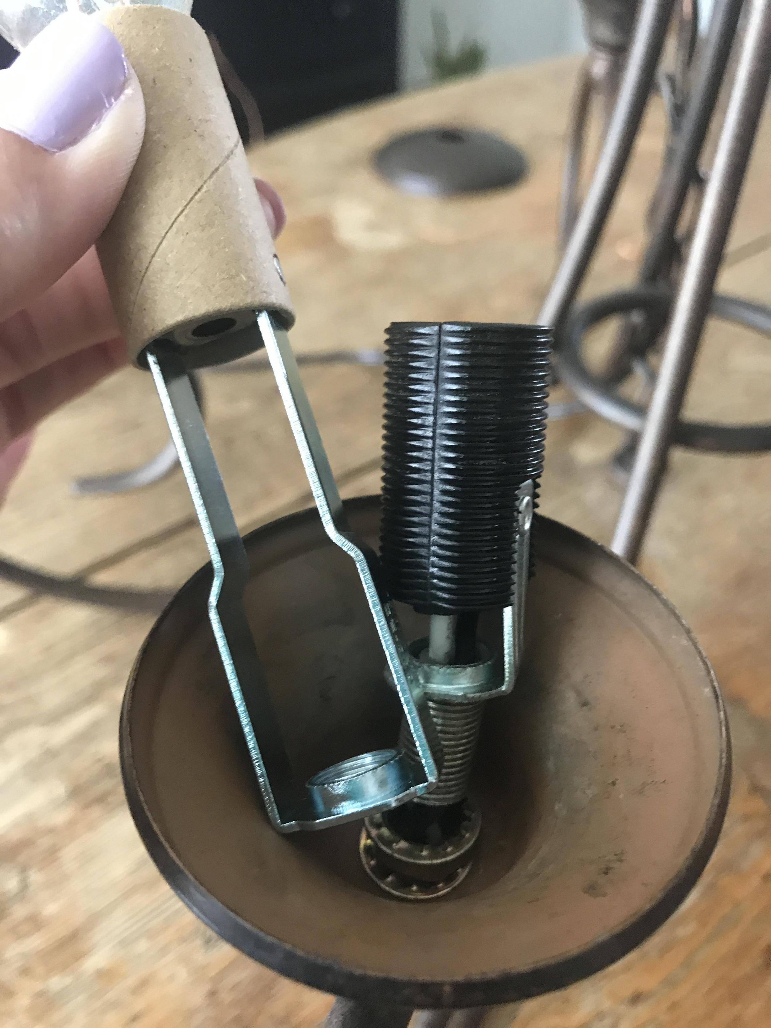 Replacing globe lights to candelabras and need to extend wire Home Improvement