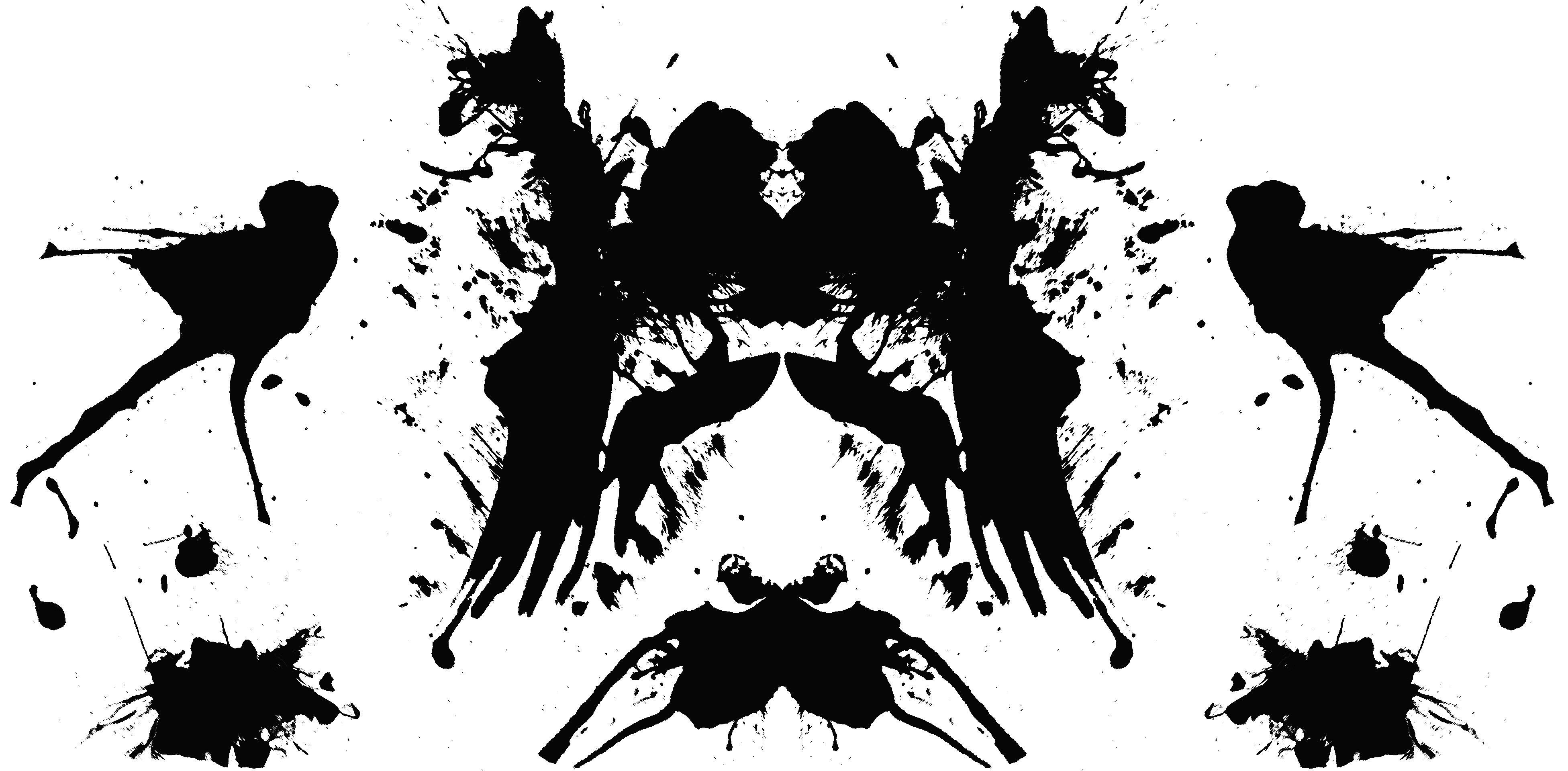 Rorschach ink blot (também conhecido como fotos de testes de psicologia)