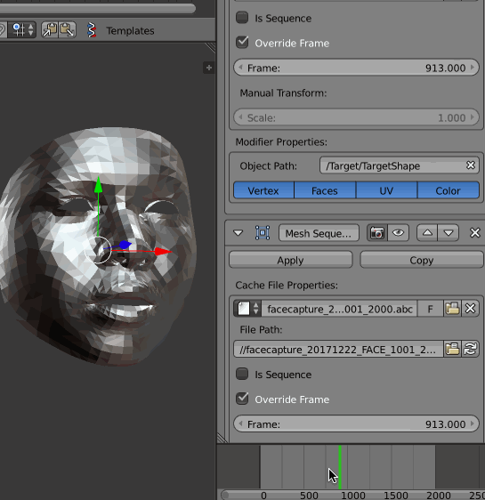 animation How to make two alembic Mesh Sequence Caches working