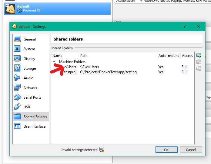 dockerfile Unable to share/mount Volume with Docker