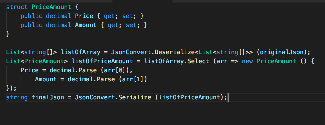 How can cast the string to json using C? Stack Overflow