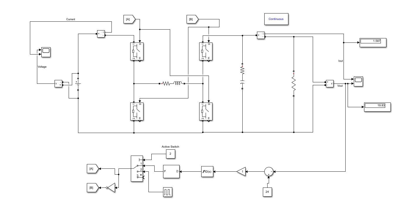 power electronics How to implement closed control loop control for a