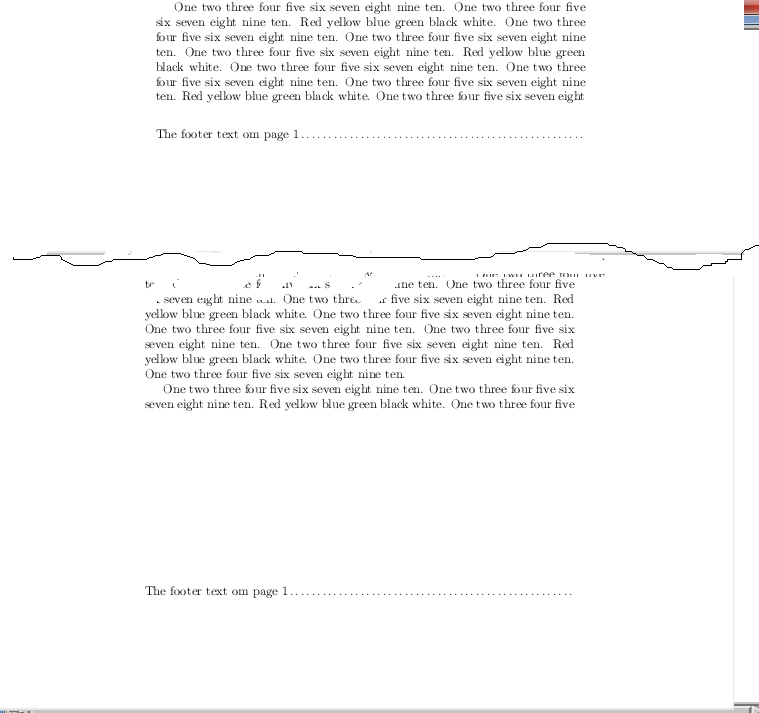How to manipulate footer TeX LaTeX Stack Exchange
