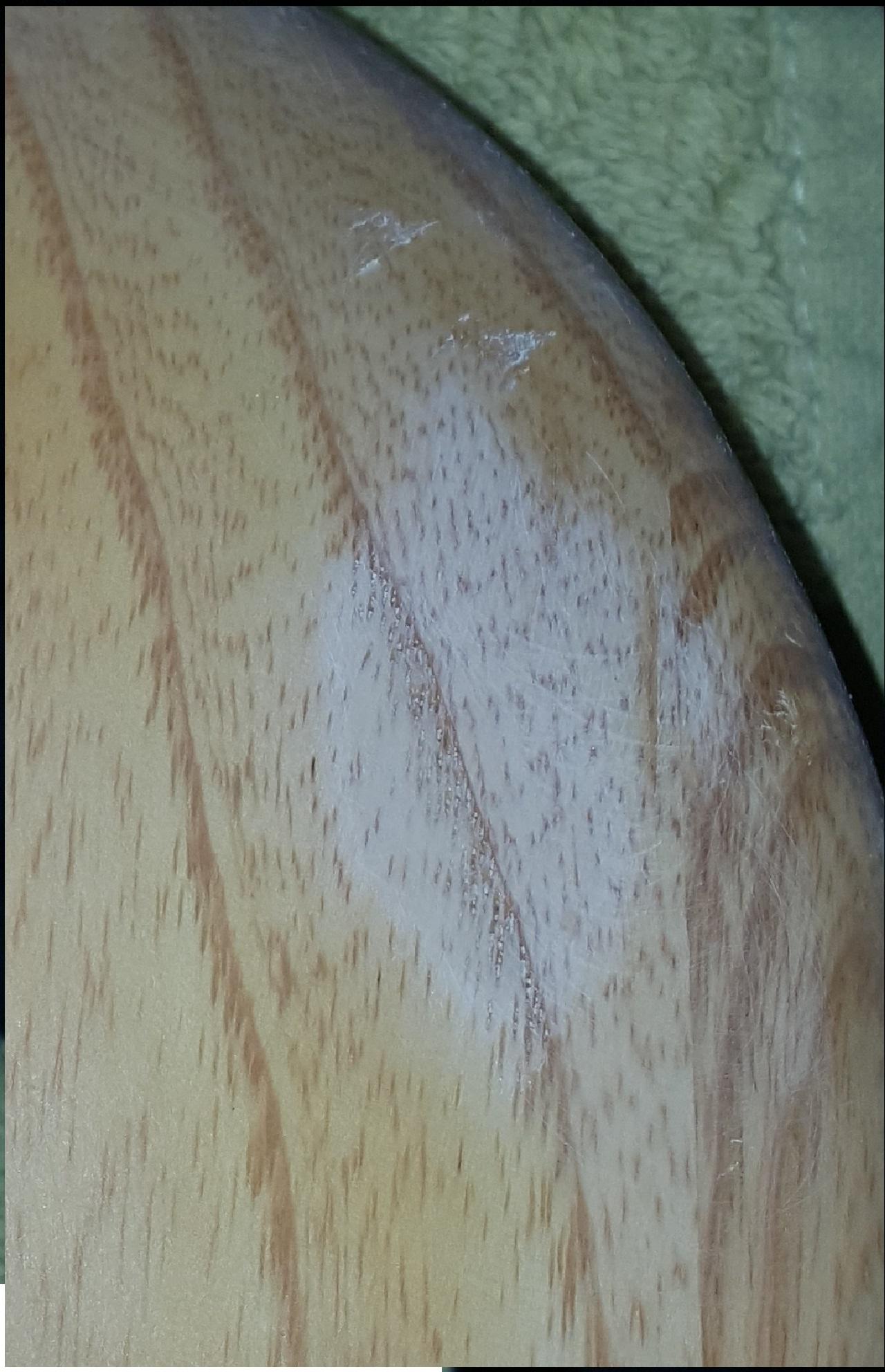 sanding White spots on ash wood Woodworking Stack Exchange