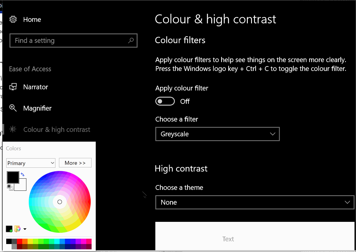 Zähnung Glocke Whiskey windows 10 screen filter fortsetzen Postbote Mülleimer