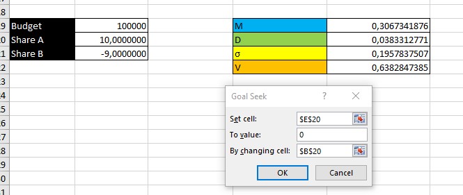 range How to put bounds/limits on Goal Seek function in Excel without
