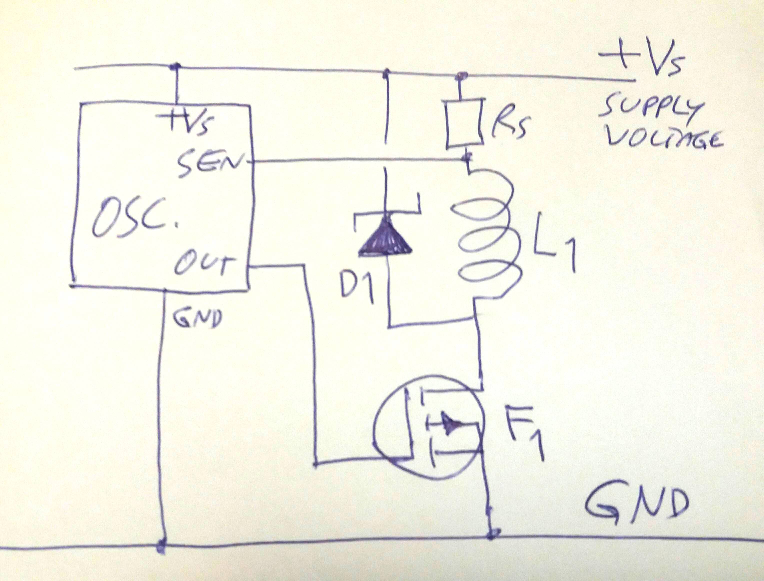 Electronic Highcurrent DC power supply in constant current mode with