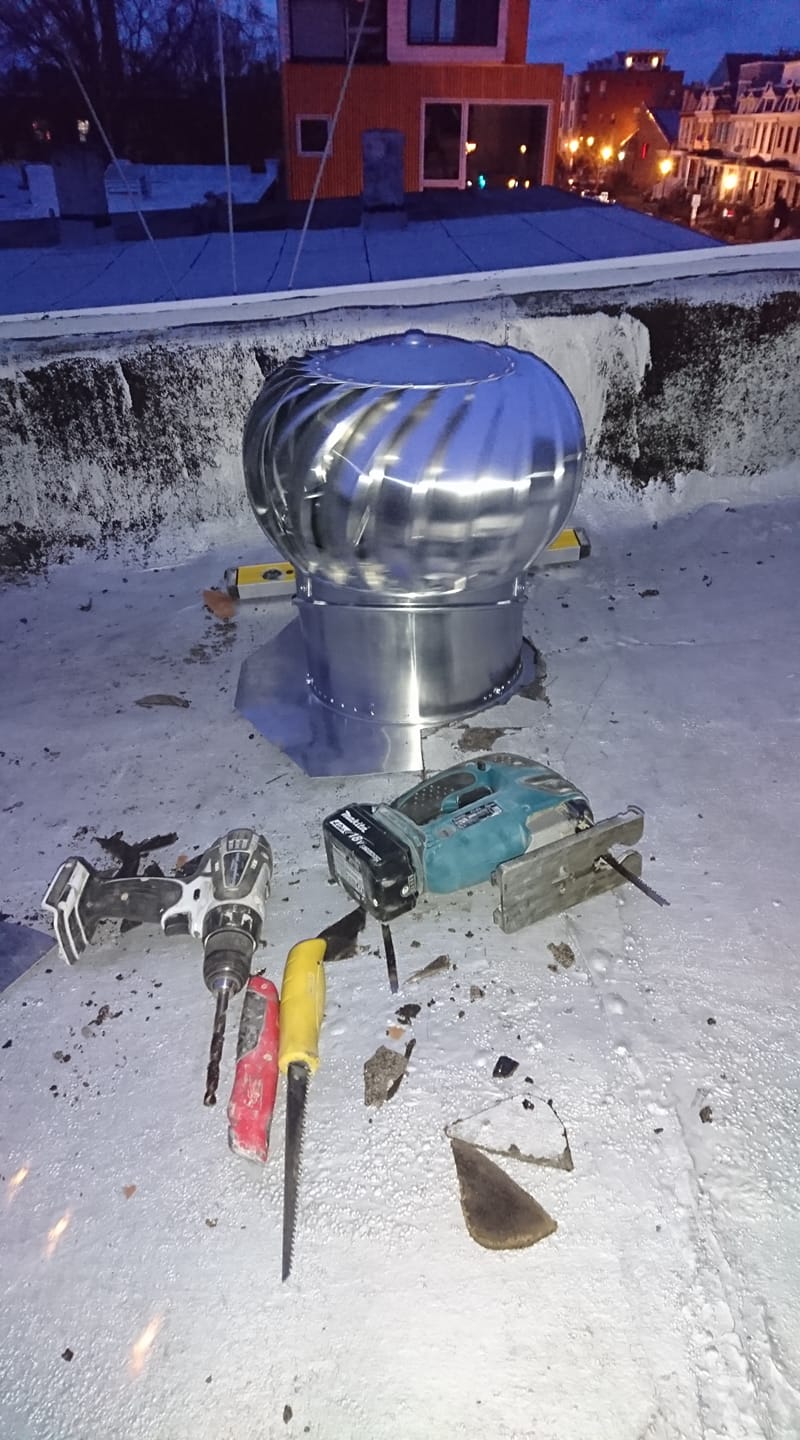 Pest proofing turbine vent Love & Improve Life