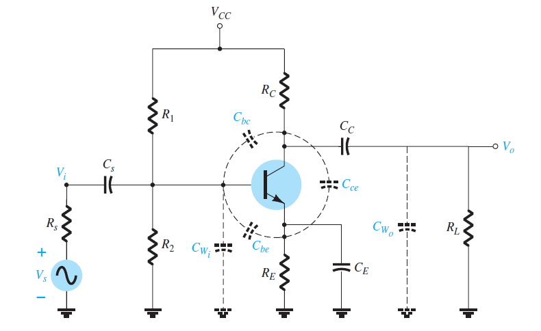 transistors BJT high frequency analysis Electrical Engineering