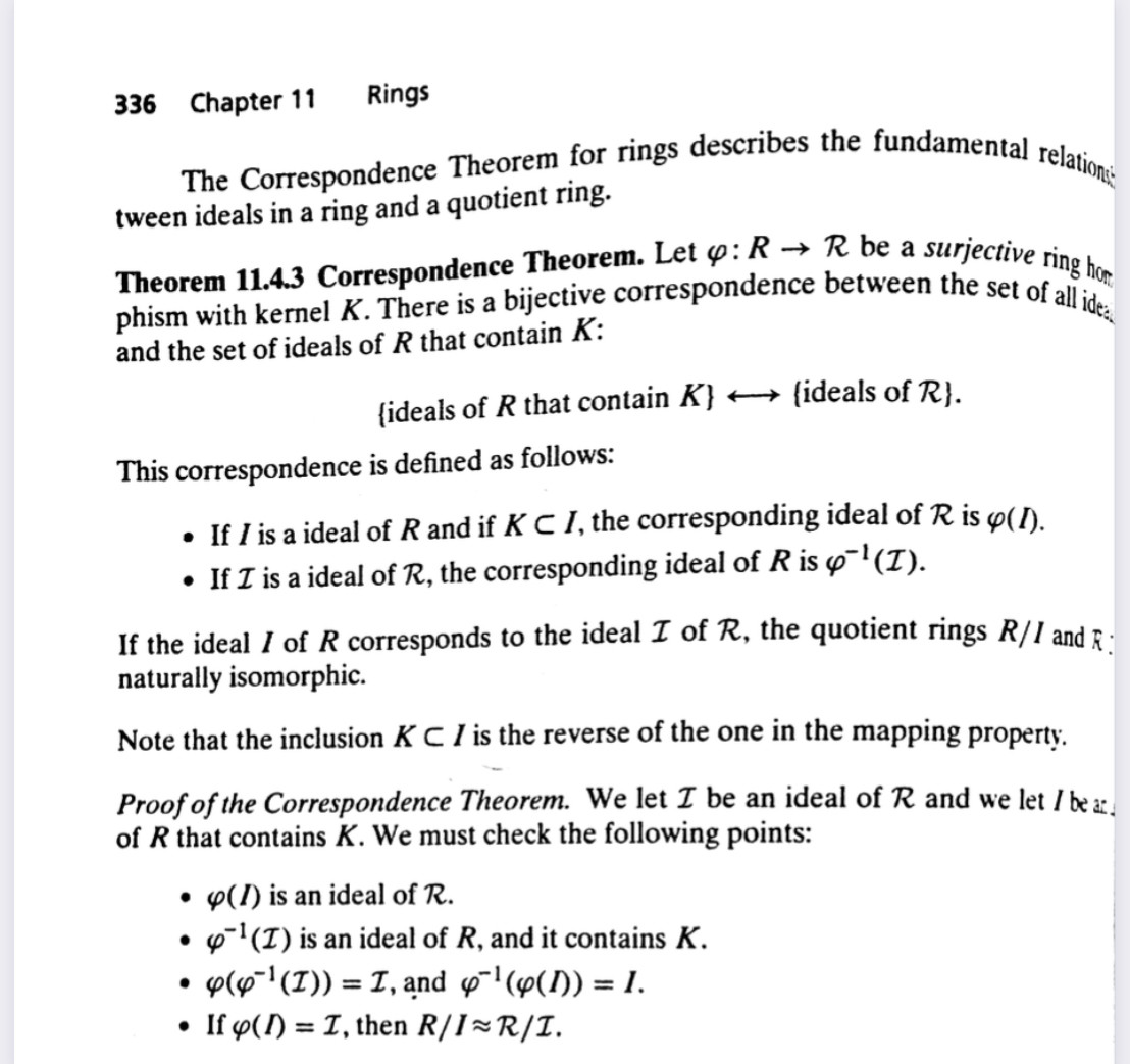 Why are ideals of a ring this way? Mathematics Stack Exchange