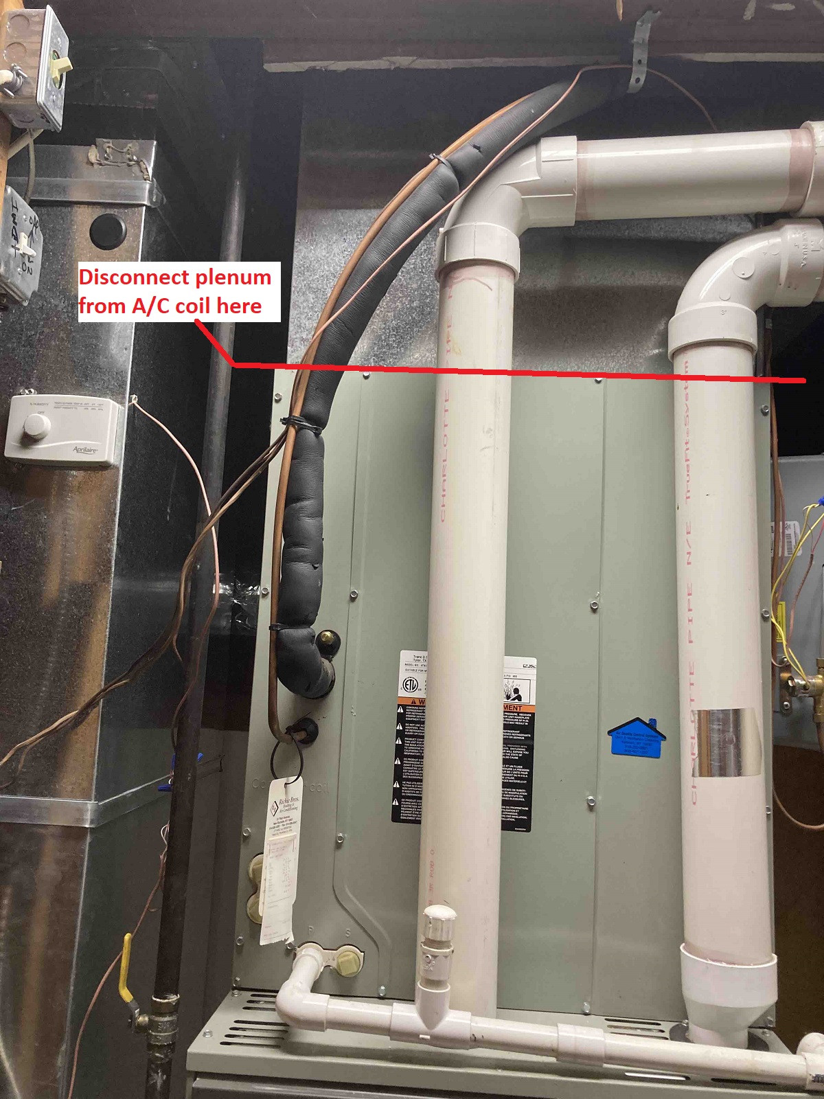 How to make a 1 3/4" hole in a sheet metal HVAC duct without leaving