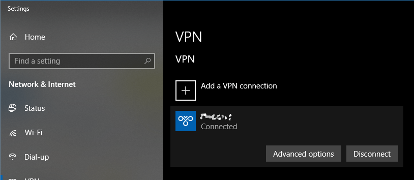 L2TP VPN connection stuck "Connecting" on Windows 10 Super User