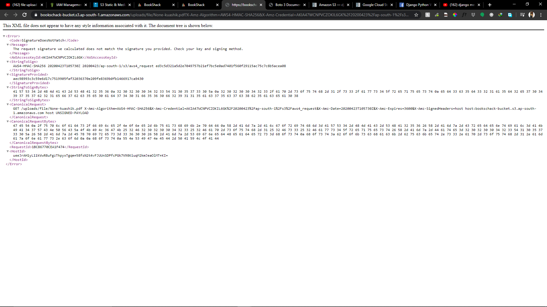 Django Fail To Use S3 For Media Storage Stack Overflow