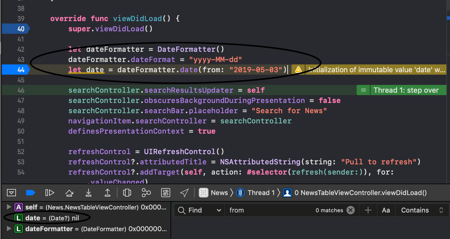 date Xcode 11, swift. Dateformatter always return nil Stack Overflow