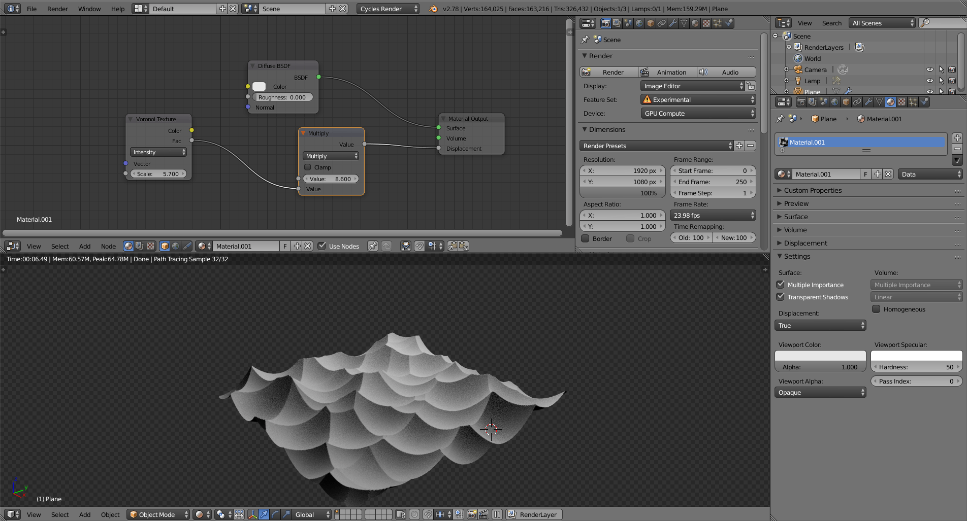 texturing Crumpled Paper Cycles Texture Blender Stack Exchange