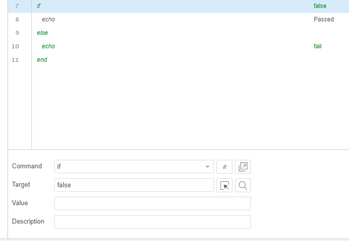automated testing If/else with test on checkbox in SELENIUM IDE