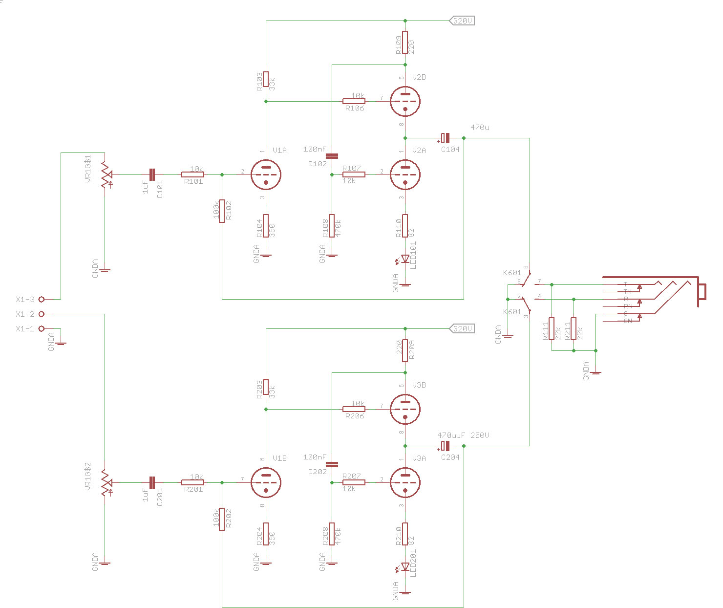 amplifier Looking for Power Transformer for ECC99 OTL Headphone Amp