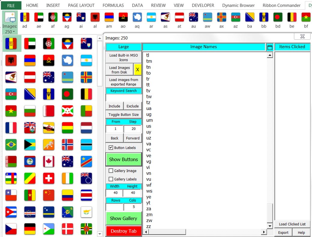 Gallery PDF for Office imageMso icons Codekabinett