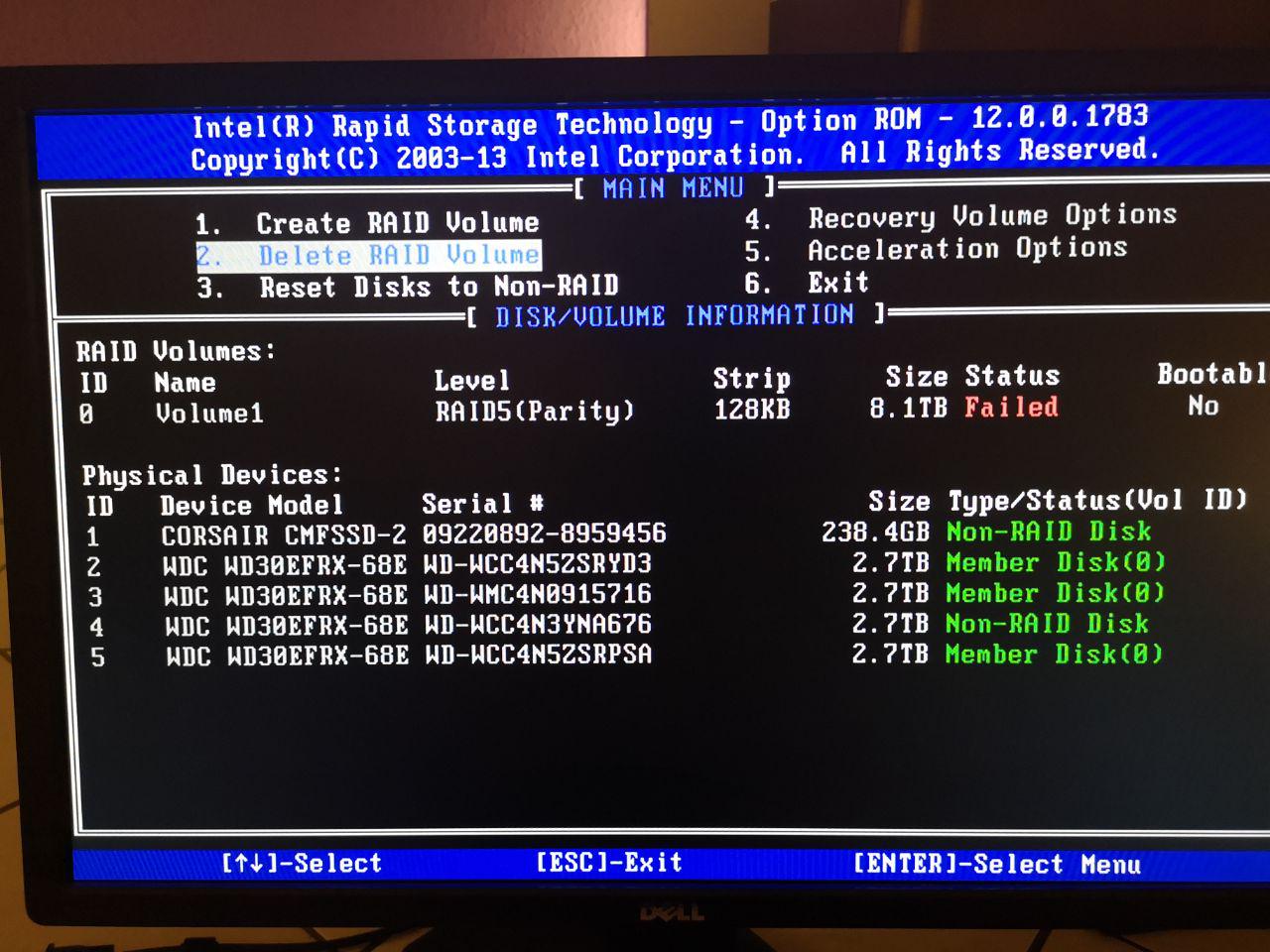 linux Problem with LVM2 VolGroup on Rebuild Software Raid Unix