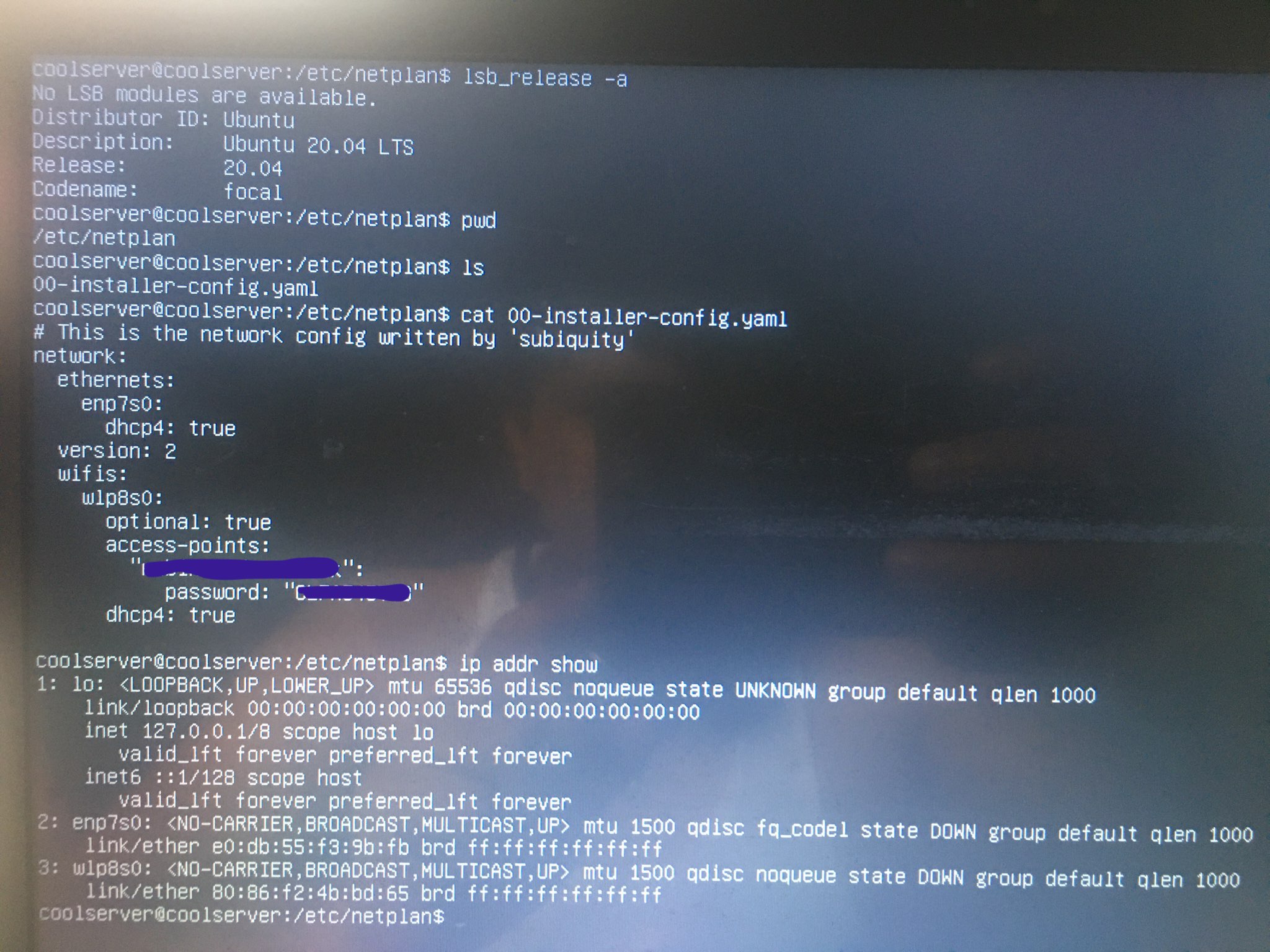 networking Cannot connect to wifi ubuntu server 20.04 fresh