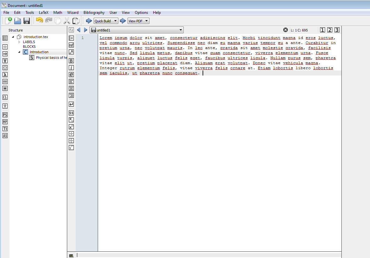 Wordwrap in TeXmaker editor (how to NOT have a whole