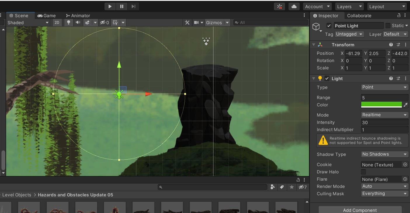 c The point light is invisible on the scene Stack Overflow