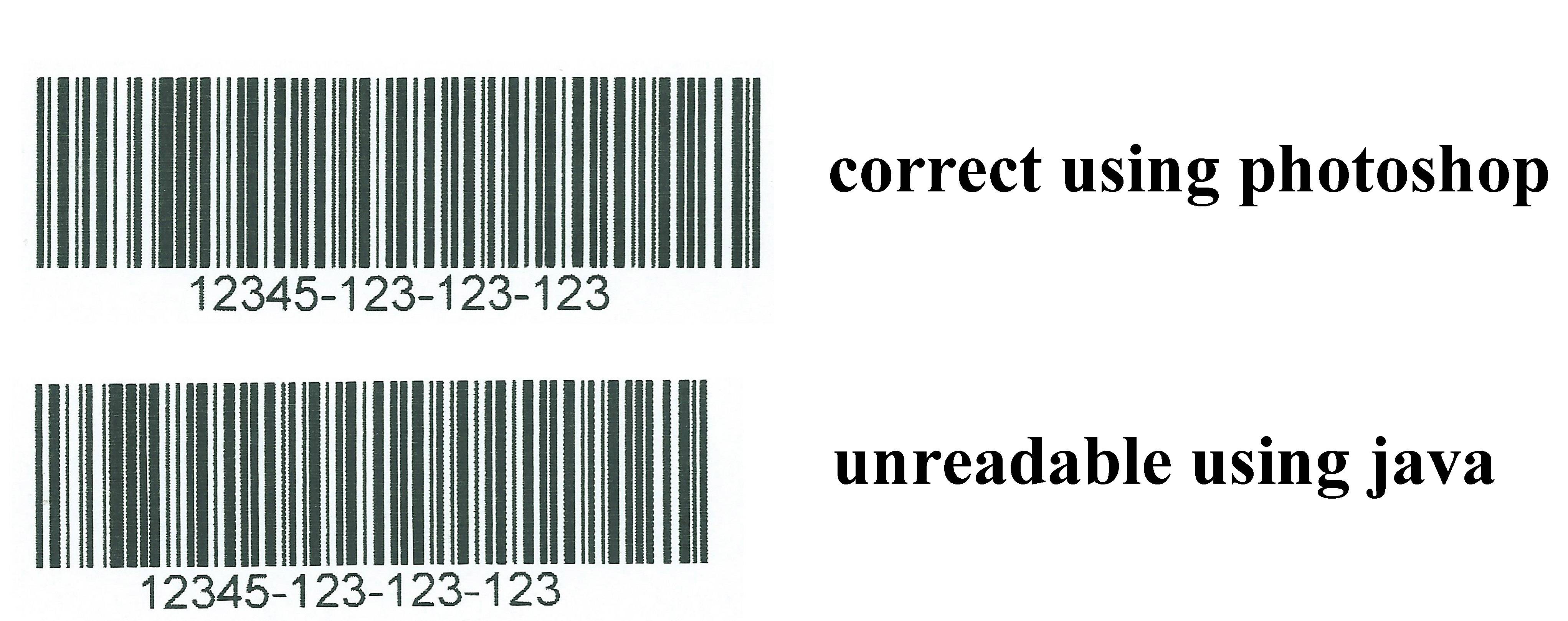 printing in java through barcode printer fit to scale Stack Overflow