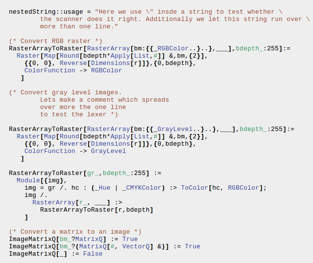 javascript Can prettify.js be extended to support Mathematica